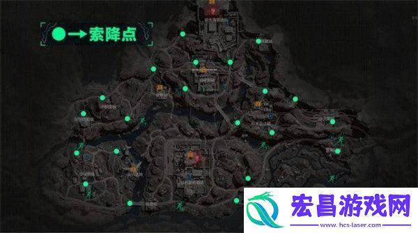 长弓溪谷地图物资一览
