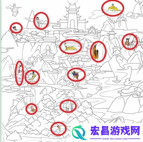 疯狂梗传找西游记神仙找出十二个西游神仙通关攻略