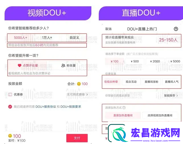 dou+投放技巧