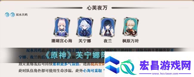 原神芙宁娜阵容玩法攻略