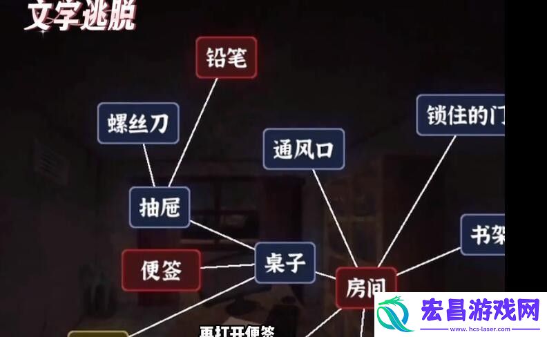 文字逃脱第五关通关攻略