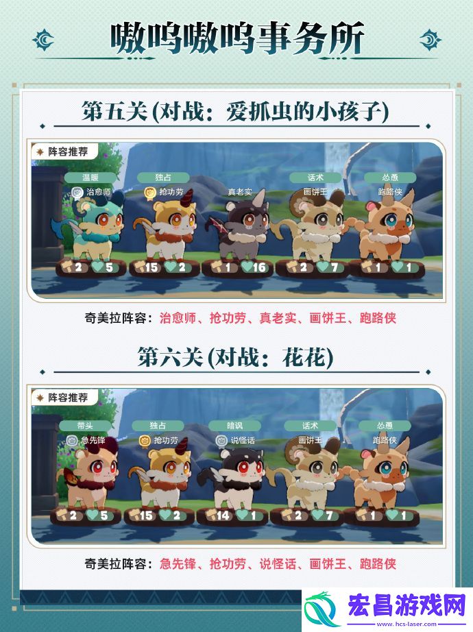 嗷呜嗷呜事务所全关卡攻略