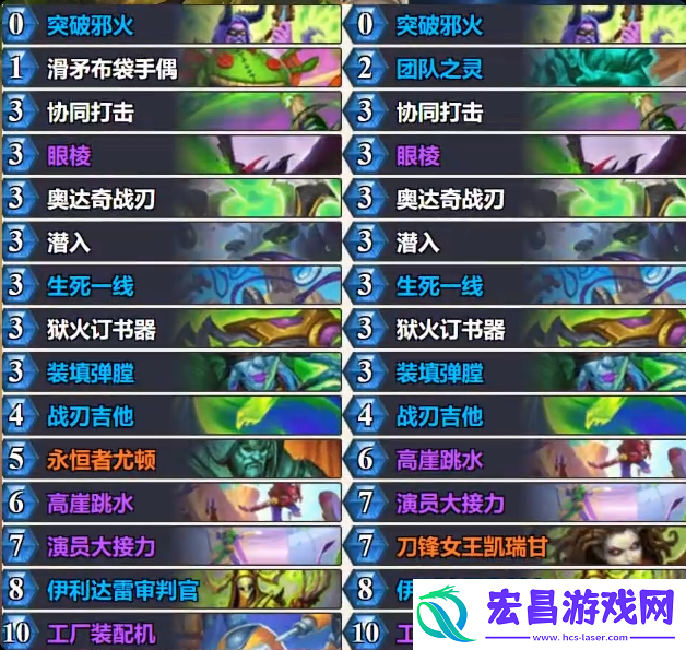 炉石传说乱斗快攻瞎​推荐2月