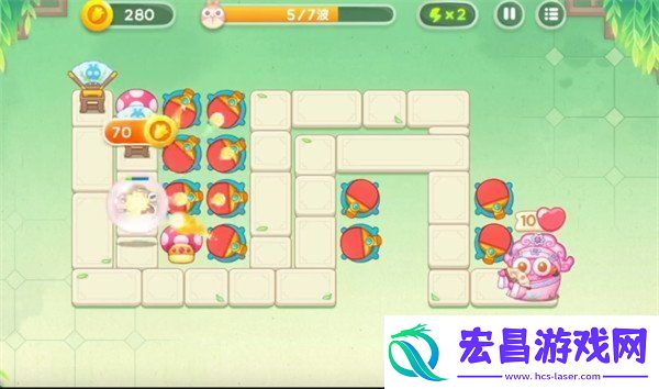 保卫萝卜4梁波波与祝秋秋第41关怎么过