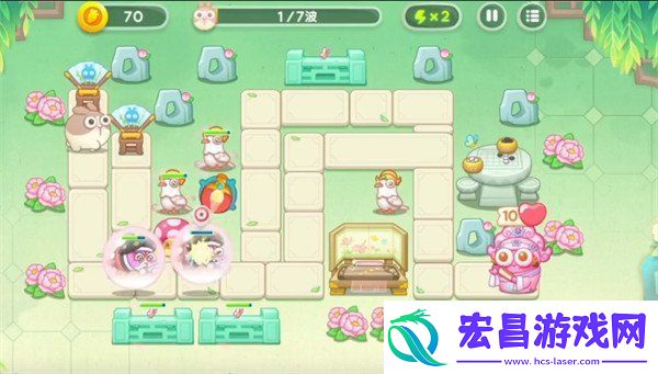 保卫萝卜4梁波波与祝秋秋第41关怎么过