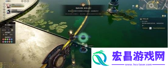 诛仙世界沐水之景灵体位置