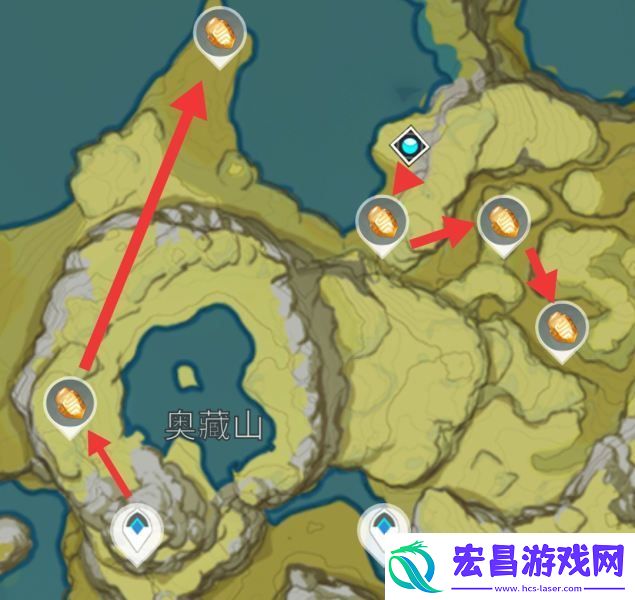 原神石珀采集路线