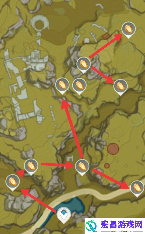 原神石珀采集路线