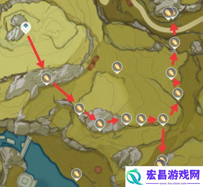 原神石珀采集路线