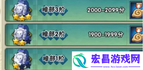 手游段位有哪些