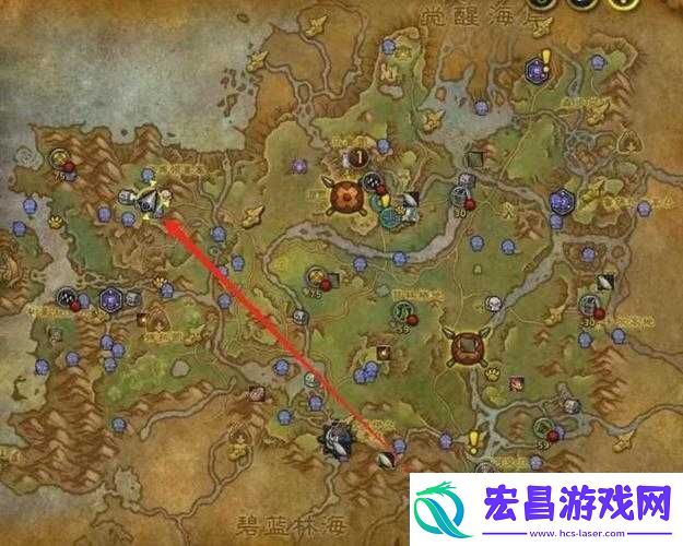 魔兽世界纳克迈尼圣泉位置坐标全解析！打卡必收绝密路线