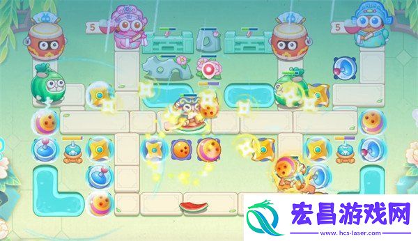 保卫萝卜4梁波波与祝秋秋第59关怎么过