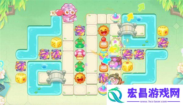 保卫萝卜4梁波波与祝秋秋第64关怎么过