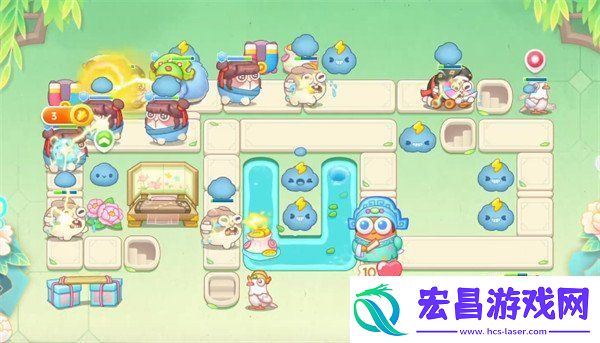 保卫萝卜4梁波波与祝秋秋第71关怎么过