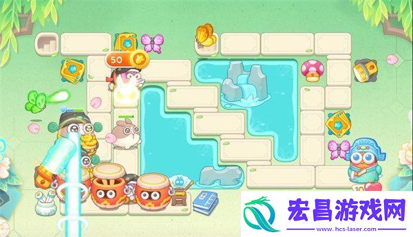 保卫萝卜4梁波波与祝秋秋第78关怎么过