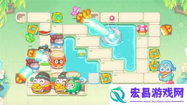 保卫萝卜4梁波波与祝秋秋第78关怎么过