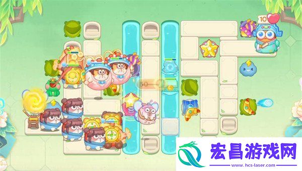 保卫萝卜4梁波波与祝秋秋第75关怎么过