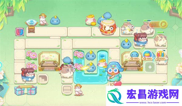 保卫萝卜4梁波波与祝秋秋第71关怎么过