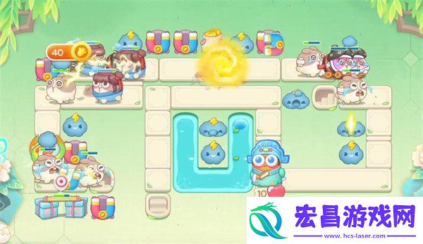 保卫萝卜4梁波波与祝秋秋第71关怎么过