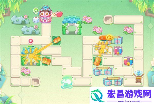 保卫萝卜4梁波波与祝秋秋第91关怎么过