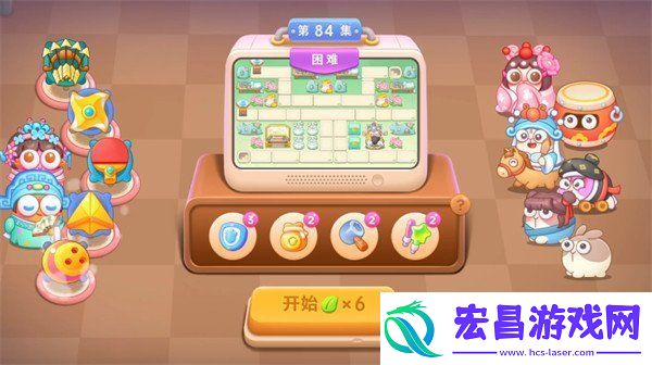 保卫萝卜4梁波波与祝秋秋第84关怎么过