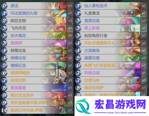 炉石传说伊瑟拉翡翠守护巨龙卡组怎么玩