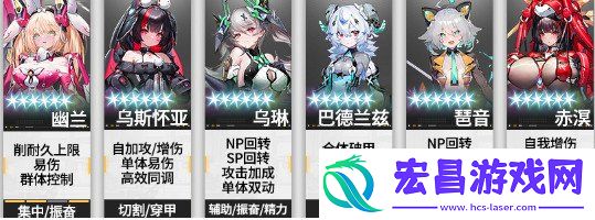 幽兰配队推荐