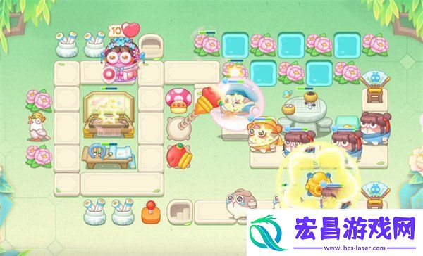 保卫萝卜4梁波波与祝秋秋第107关怎么过