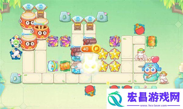 保卫萝卜4梁波波与祝秋秋第115关怎么过
