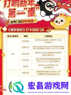蛋仔派对线下新春福利活动有哪些