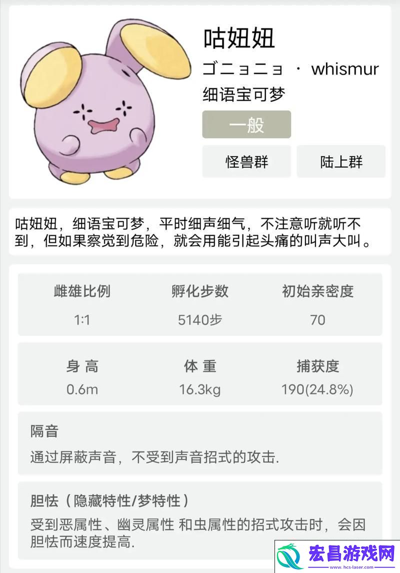 吼鲸王属性图鉴与技能全览