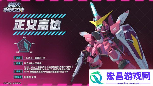 正义高达介绍一览