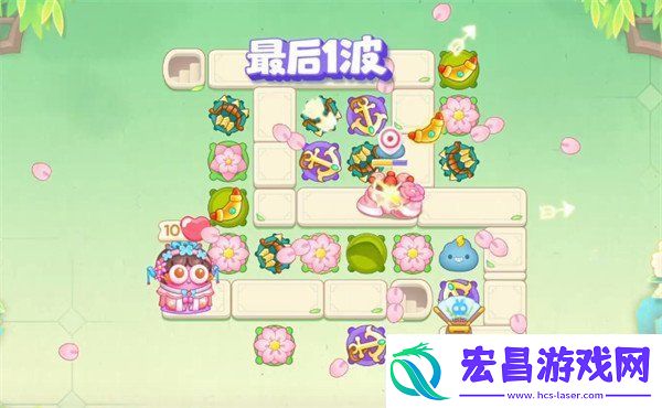 保卫萝卜4梁波波与祝秋秋第114关怎么过