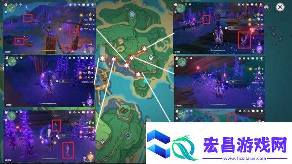 原神3.6鸣草采集路线
