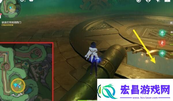 原神检修水下管道怎么过
