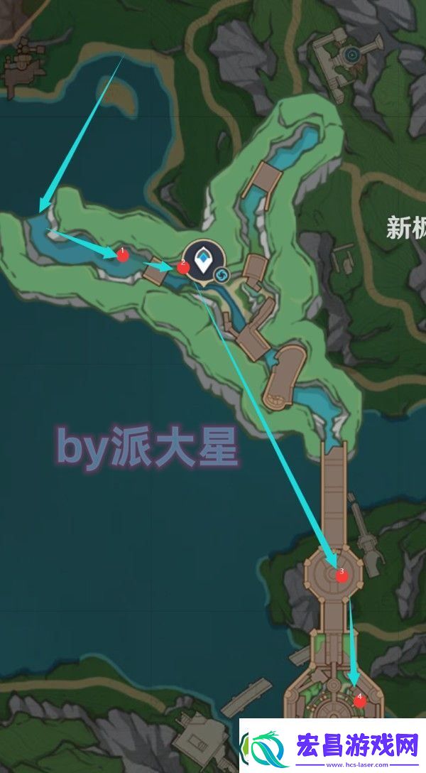 原神4.1水神瞳收集路线