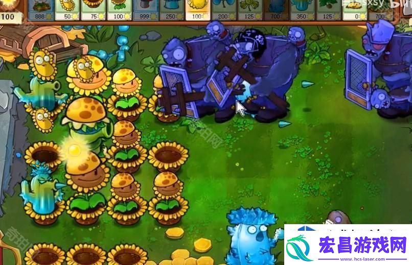 植物大战僵尸杂交版挑战模式第49关攻略