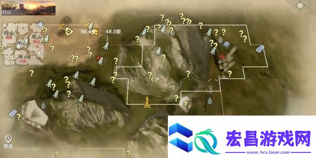 妄想山海新百年千年坐标分享