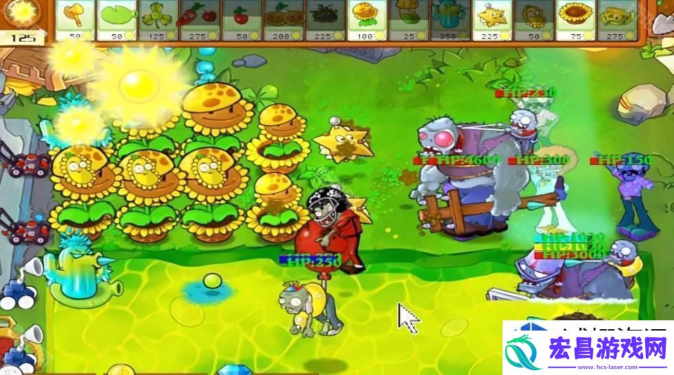 植物大战僵尸杂交版冒险模式第64关通关技巧