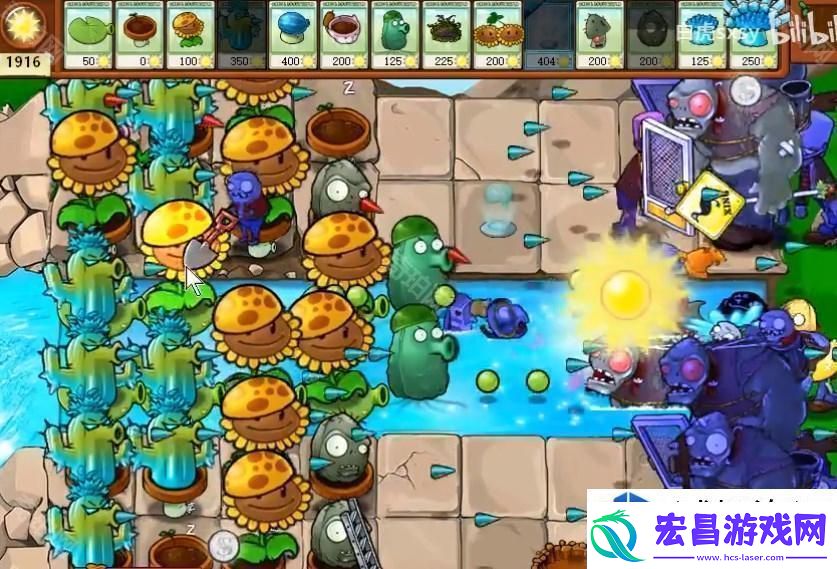 植物大战僵尸杂交版挑战模式第61关通关技巧