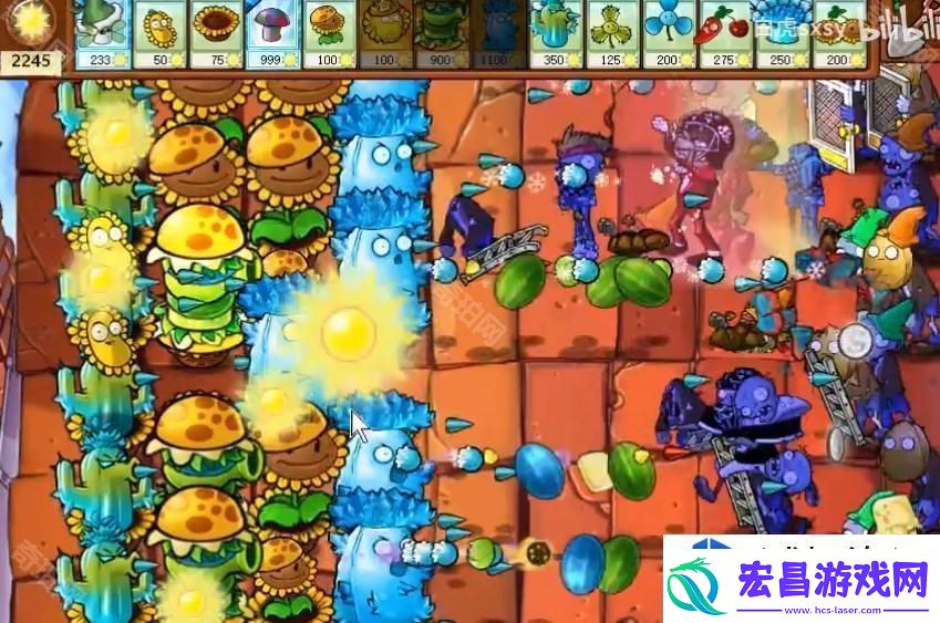 植物大战僵尸杂交版挑战模式第58关玩法解析