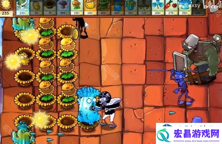 植物大战僵尸杂交版挑战模式第58关玩法解析