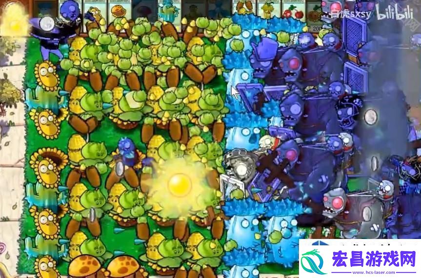 植物大战僵尸杂交版挑战模式第14关通关技巧
