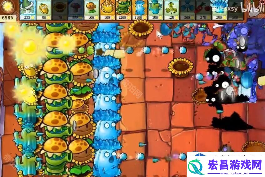 植物大战僵尸杂交版挑战模式第58关玩法解析