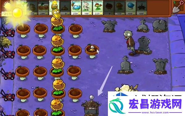植物大战僵尸杂交版冒险第七关技巧分析