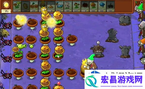植物大战僵尸杂交版冒险第七关技巧分析