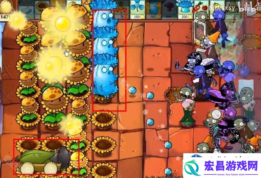 植物大战僵尸杂交版挑战模式第70关通关技巧