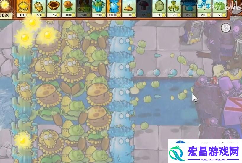 植物大战僵尸杂交版挑战模式带你攻略第27关