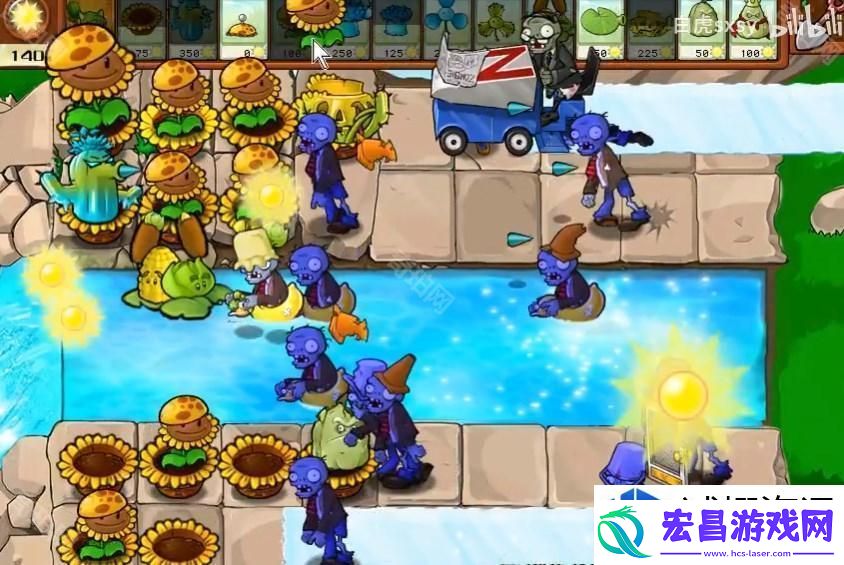 植物大战僵尸杂交版挑战模式第12关策略分享