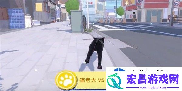 小猫咪大城市猫老大与小柚子的职业成长对比
